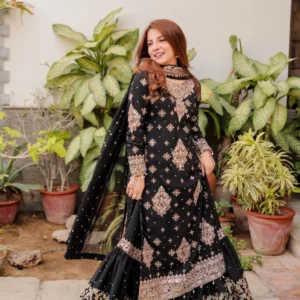 Gharara in Black
